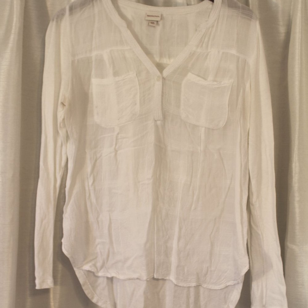 Merona White Long Sleeve